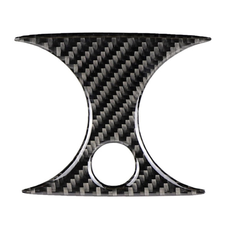 Adesivo decorativo centrale per uscita aria posteriore in fibra di carbonio per Mercedes-Benz Classe C W205 C180 C200 C300 GLC, guida sinistra e destra universale, Solid Color Rear Air Outlet Middle, Rear Air Outlet Middle