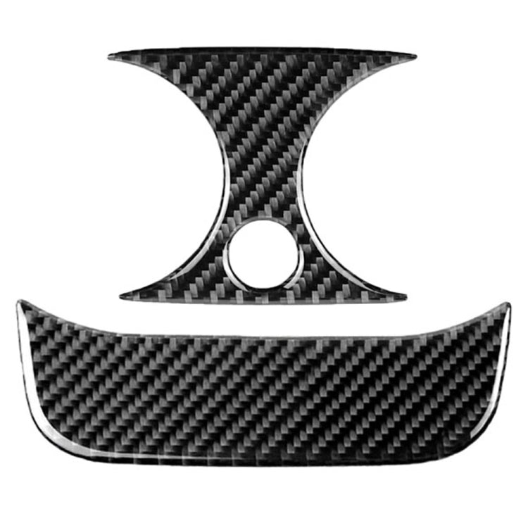 Set di prese d'aria posteriori in fibra di carbonio per auto Adesivo decorativo per Mercedes-Benz Classe C W205 C180 C200 C300 GLC, guida sinistra e destra universale, Solid Color Rear Air Outlet Set, Rear Air Outlet Set