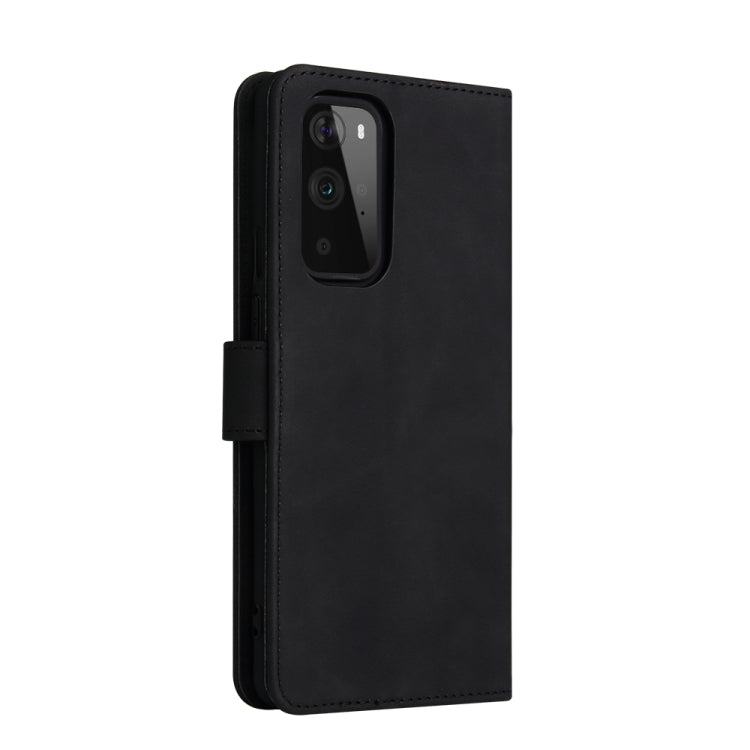 Tinta unita Skin Feel Fibbia magnetica Flip orizzontale Custodia in pelle PU con struttura in vitello con supporto e slot per schede e portafoglio, For OnePlus 9, For OnePlus 9 Pro, For ZTE Axon 20 5G / A20 5G