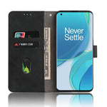 Tinta unita Skin Feel Fibbia magnetica Flip orizzontale Custodia in pelle PU con struttura in vitello con supporto e slot per schede e portafoglio, For OnePlus 9, For OnePlus 9 Pro, For ZTE Axon 20 5G / A20 5G