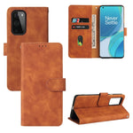 Tinta unita Skin Feel Fibbia magnetica Flip orizzontale Custodia in pelle PU con struttura in vitello con supporto e slot per schede e portafoglio, For OnePlus 9, For OnePlus 9 Pro, For ZTE Axon 20 5G / A20 5G
