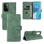 Tinta unita Skin Feel Fibbia magnetica Flip orizzontale Custodia in pelle PU con struttura in vitello con supporto e slot per schede e portafoglio, For OnePlus 9, For OnePlus 9 Pro, For ZTE Axon 20 5G / A20 5G