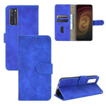 Tinta unita Skin Feel Fibbia magnetica Flip orizzontale Custodia in pelle PU con struttura in vitello con supporto e slot per schede e portafoglio, For OnePlus 9, For OnePlus 9 Pro, For ZTE Axon 20 5G / A20 5G