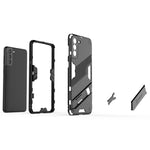 Custodia TPU antiurto con supporto per Samsung Galaxy M31