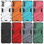 Custodia TPU antiurto con supporto per Samsung Galaxy M31