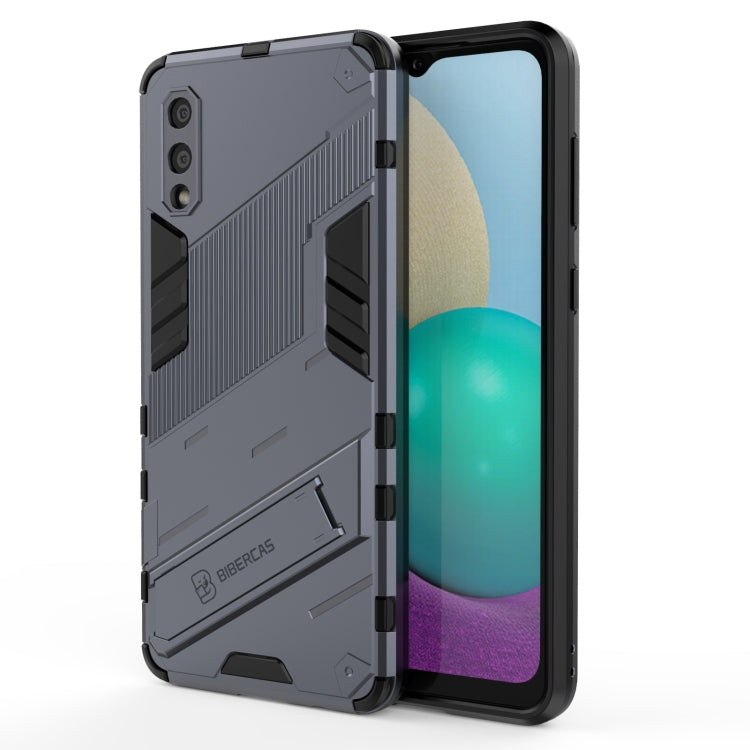 Custodia TPU antiurto con supporto per Samsung Galaxy M31