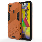 Custodia TPU antiurto con supporto per Samsung Galaxy M31