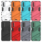 Punk Armor 2 in 1 PC + custodia antiurto in TPU con supporto invisibile, For OPPO A93 5G, For OPPO A53 4G, For OPPO F17 Pro