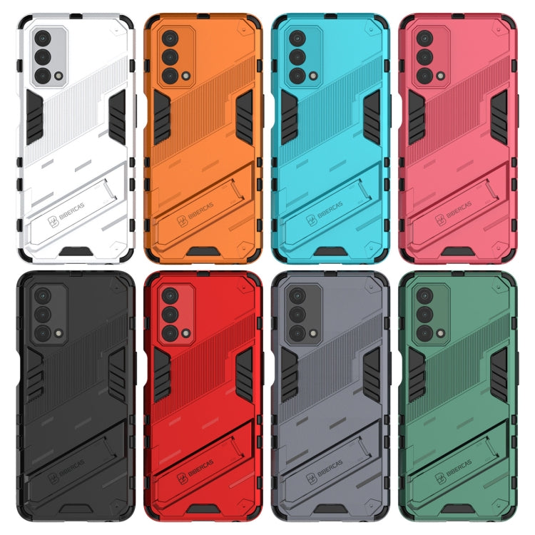 Punk Armor 2 in 1 PC + custodia antiurto in TPU con supporto invisibile, For OPPO A93 5G, For OPPO A53 4G, For OPPO F17 Pro