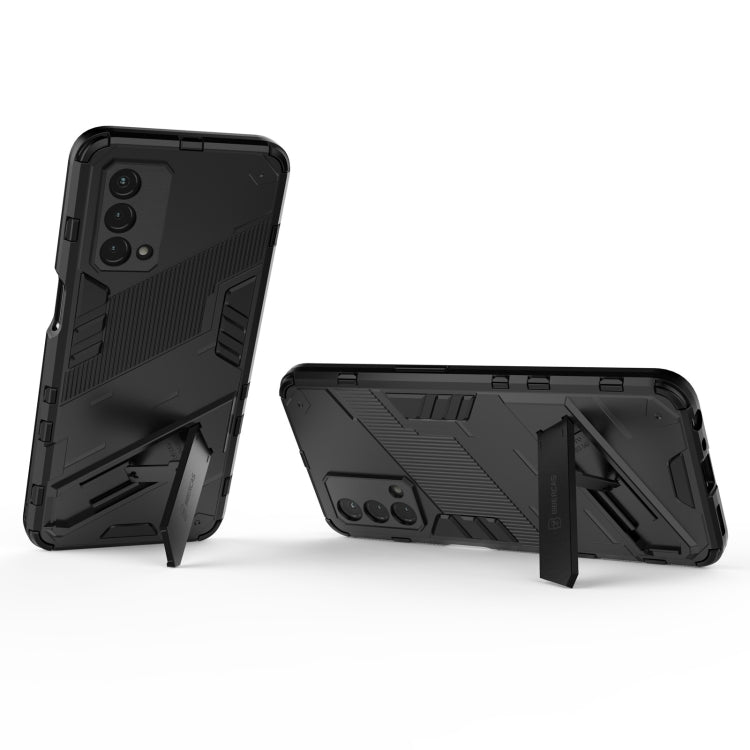 Punk Armor 2 in 1 PC + custodia antiurto in TPU con supporto invisibile, For OPPO A93 5G, For OPPO A53 4G, For OPPO F17 Pro