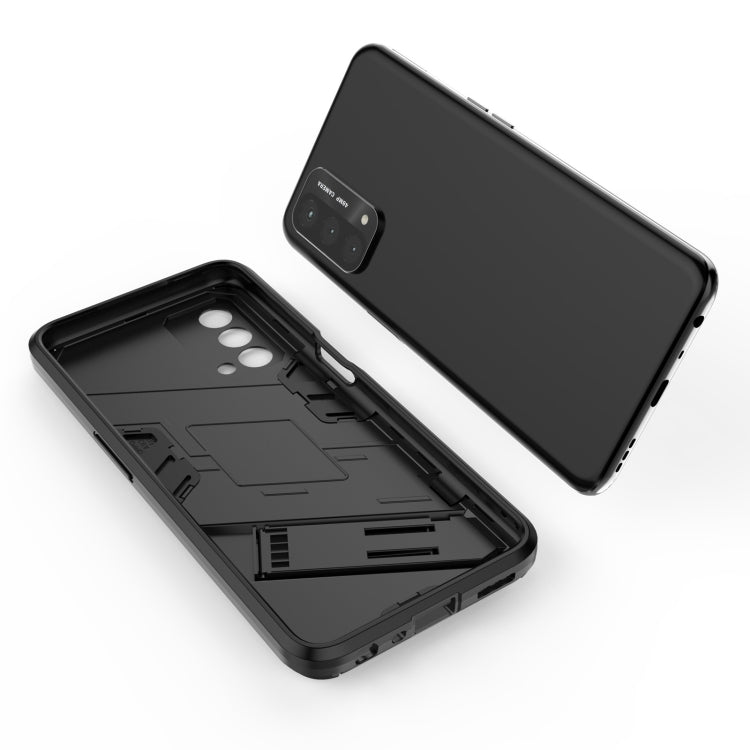 Punk Armor 2 in 1 PC + custodia antiurto in TPU con supporto invisibile, For OPPO A93 5G, For OPPO A53 4G, For OPPO F17 Pro