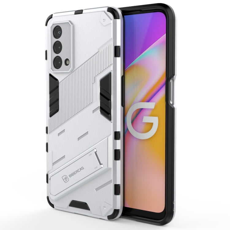 Punk Armor 2 in 1 PC + custodia antiurto in TPU con supporto invisibile, For OPPO A93 5G, For OPPO A53 4G, For OPPO F17 Pro