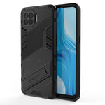 Punk Armor 2 in 1 PC + custodia antiurto in TPU con supporto invisibile, For OPPO A93 5G, For OPPO A53 4G, For OPPO F17 Pro