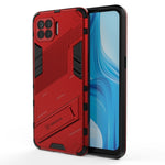 Punk Armor 2 in 1 PC + custodia antiurto in TPU con supporto invisibile, For OPPO A93 5G, For OPPO A53 4G, For OPPO F17 Pro