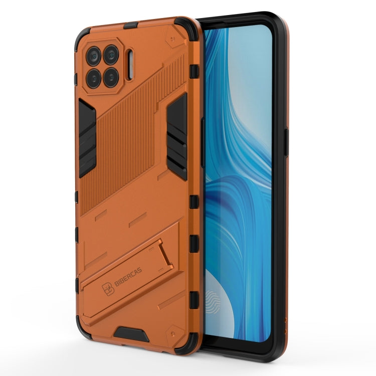 Punk Armor 2 in 1 PC + custodia antiurto in TPU con supporto invisibile, For OPPO A93 5G, For OPPO A53 4G, For OPPO F17 Pro
