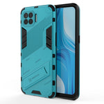 Punk Armor 2 in 1 PC + custodia antiurto in TPU con supporto invisibile, For OPPO A93 5G, For OPPO A53 4G, For OPPO F17 Pro