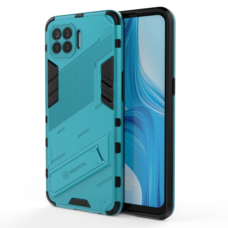 Punk Armor 2 in 1 PC + custodia antiurto in TPU con supporto invisibile, For OPPO A93 5G, For OPPO A53 4G, For OPPO F17 Pro