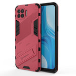 Punk Armor 2 in 1 PC + custodia antiurto in TPU con supporto invisibile, For OPPO A93 5G, For OPPO A53 4G, For OPPO F17 Pro