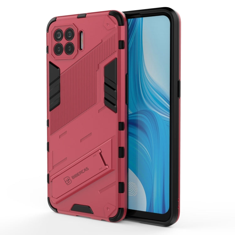 Punk Armor 2 in 1 PC + custodia antiurto in TPU con supporto invisibile, For OPPO A93 5G, For OPPO A53 4G, For OPPO F17 Pro