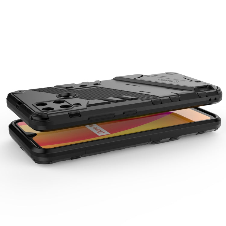 Punk Armor 2 in 1 PC + custodia antiurto in TPU con supporto invisibile, For Realme C15, For Realme 7 Pro, For Realme 7, For OPPO Reno5 5G