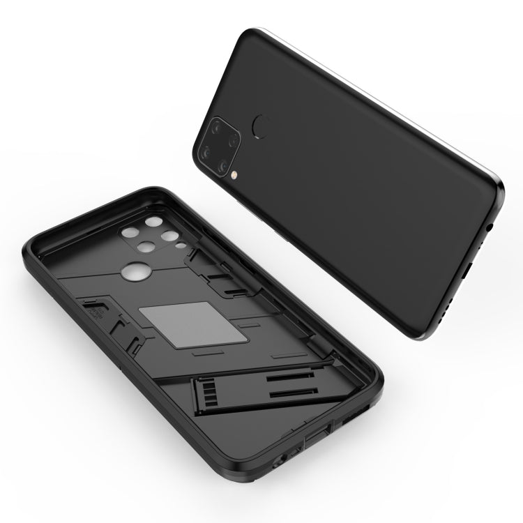 Punk Armor 2 in 1 PC + custodia antiurto in TPU con supporto invisibile, For Realme C15, For Realme 7 Pro, For Realme 7, For OPPO Reno5 5G