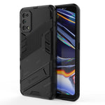 Punk Armor 2 in 1 PC + custodia antiurto in TPU con supporto invisibile, For Realme C15, For Realme 7 Pro, For Realme 7, For OPPO Reno5 5G
