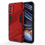 Punk Armor 2 in 1 PC + custodia antiurto in TPU con supporto invisibile, For OPPO Reno5 Pro+, For Realme V15, For OPPO Realme C15, For OPPO Realme 7 Pro, For OPPO Realme 7