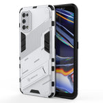 Punk Armor 2 in 1 PC + custodia antiurto in TPU con supporto invisibile, For OPPO Reno5 Pro+, For Realme V15, For OPPO Realme C15, For OPPO Realme 7 Pro, For OPPO Realme 7