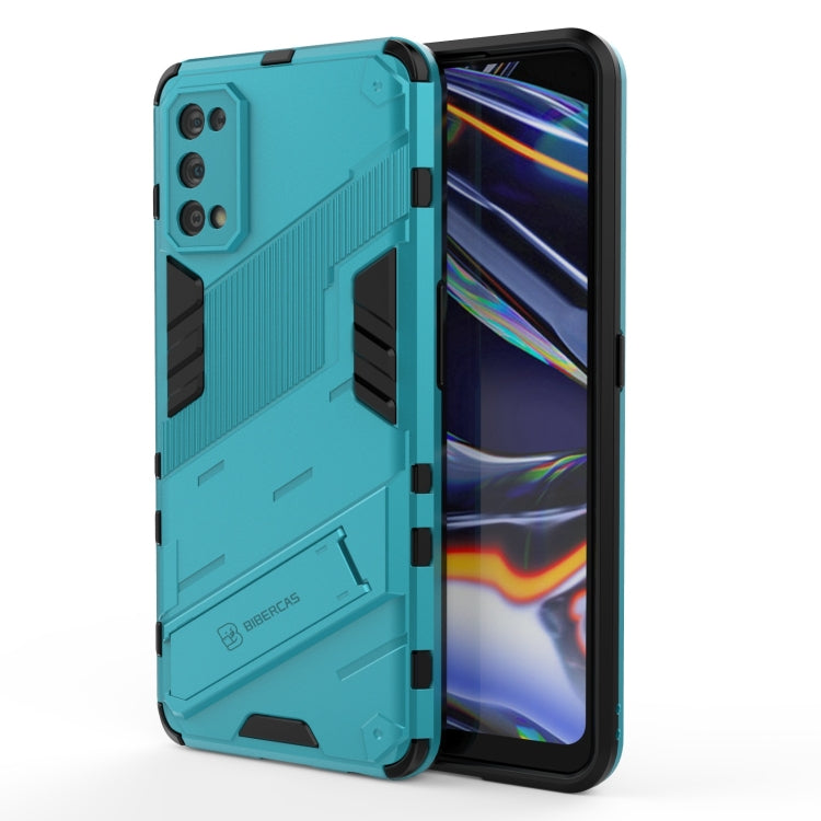 Punk Armor 2 in 1 PC + custodia antiurto in TPU con supporto invisibile, For Realme C15, For Realme 7 Pro, For Realme 7, For OPPO Reno5 5G