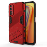 Punk Armor 2 in 1 PC + custodia antiurto in TPU con supporto invisibile, For OPPO Reno5 Pro+, For Realme V15, For OPPO Realme C15, For OPPO Realme 7 Pro, For OPPO Realme 7