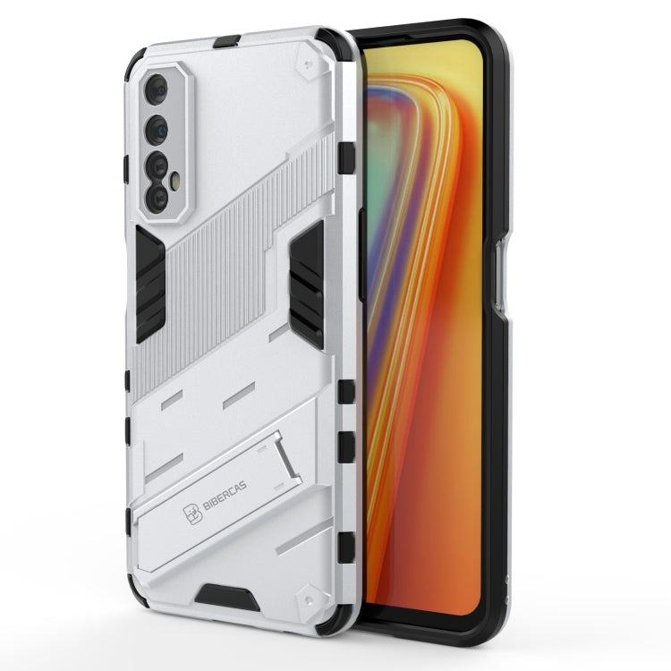 Punk Armor 2 in 1 PC + custodia antiurto in TPU con supporto invisibile, For OPPO Reno5 Pro+, For Realme V15, For OPPO Realme C15, For OPPO Realme 7 Pro, For OPPO Realme 7
