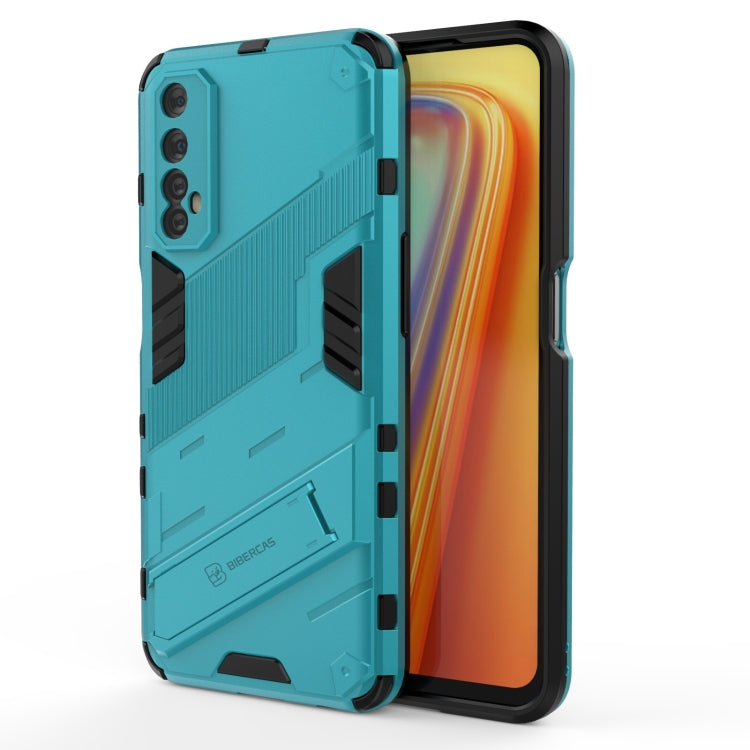 Punk Armor 2 in 1 PC + custodia antiurto in TPU con supporto invisibile, For Realme C15, For Realme 7 Pro, For Realme 7, For OPPO Reno5 5G