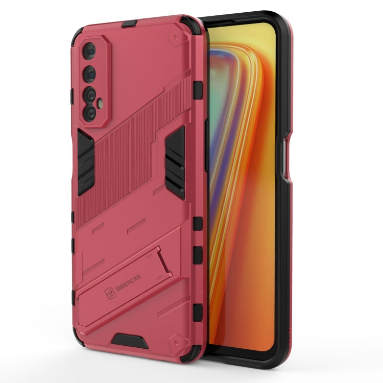 Punk Armor 2 in 1 PC + custodia antiurto in TPU con supporto invisibile, For Realme C15, For Realme 7 Pro, For Realme 7, For OPPO Reno5 5G