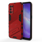 Punk Armor 2 in 1 PC + custodia antiurto in TPU con supporto invisibile, For Realme C15, For Realme 7 Pro, For Realme 7, For OPPO Reno5 5G