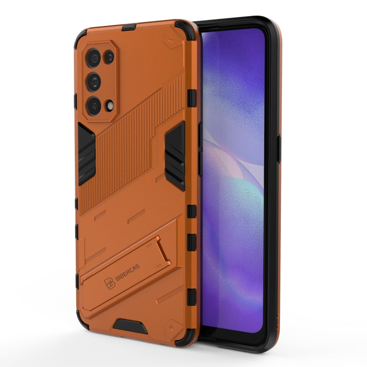 Punk Armor 2 in 1 PC + custodia antiurto in TPU con supporto invisibile, For Realme C15, For Realme 7 Pro, For Realme 7, For OPPO Reno5 5G