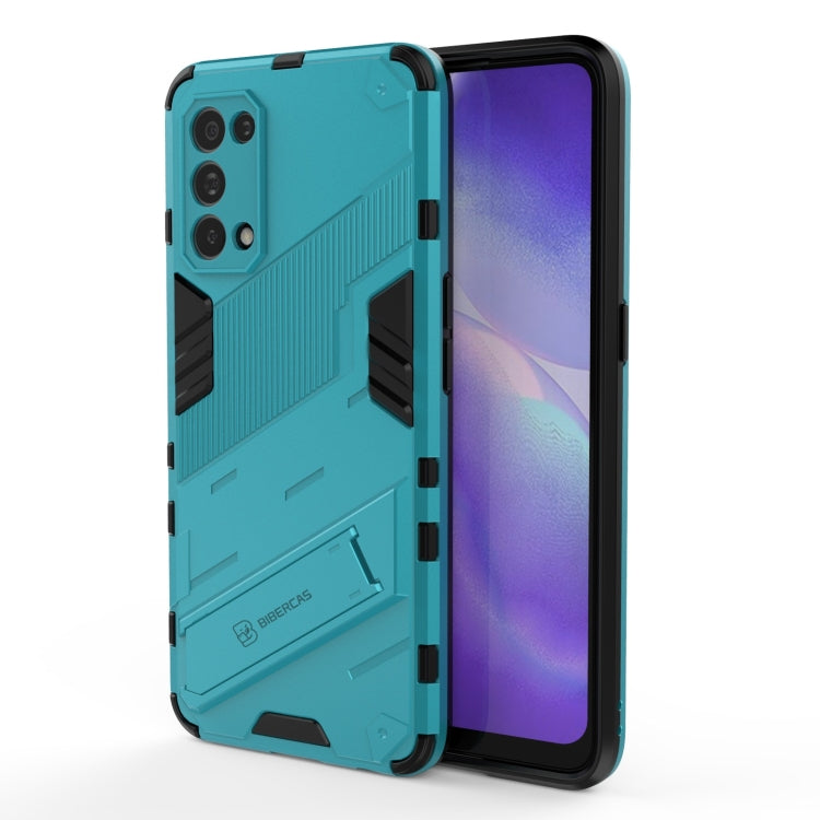 Punk Armor 2 in 1 PC + custodia antiurto in TPU con supporto invisibile, For Realme C15, For Realme 7 Pro, For Realme 7, For OPPO Reno5 5G