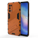 Punk Armor 2 in 1 PC + custodia antiurto in TPU con supporto invisibile, For OPPO Reno5 Pro, For OPPO Realme V15