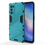 Punk Armor 2 in 1 PC + custodia antiurto in TPU con supporto invisibile, For OPPO Reno5 Pro, For OPPO Realme V15