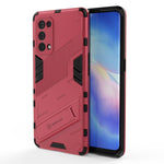 Punk Armor 2 in 1 PC + custodia antiurto in TPU con supporto invisibile, For OPPO Reno5 Pro, For OPPO Realme V15