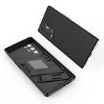Punk Armor 2 in 1 PC + custodia antiurto in TPU con supporto invisibile, For OPPO Reno5 Pro+, For Realme V15, For OPPO Realme C15, For OPPO Realme 7 Pro, For OPPO Realme 7