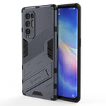 Punk Armor 2 in 1 PC + custodia antiurto in TPU con supporto invisibile, For OPPO Reno5 Pro+, For Realme V15, For OPPO Realme C15, For OPPO Realme 7 Pro, For OPPO Realme 7
