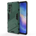 Punk Armor 2 in 1 PC + custodia antiurto in TPU con supporto invisibile, For OPPO Reno5 Pro+, For Realme V15, For OPPO Realme C15, For OPPO Realme 7 Pro, For OPPO Realme 7