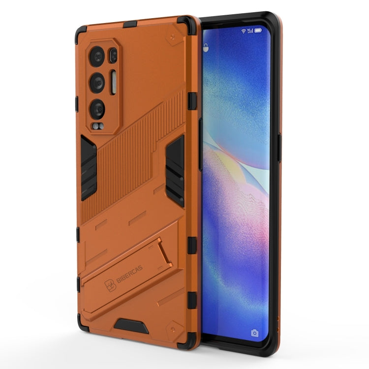 Punk Armor 2 in 1 PC + custodia antiurto in TPU con supporto invisibile, For OPPO Reno5 Pro+, For Realme V15, For OPPO Realme C15, For OPPO Realme 7 Pro, For OPPO Realme 7