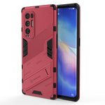 Punk Armor 2 in 1 PC + custodia antiurto in TPU con supporto invisibile, For OPPO Reno5 Pro+, For Realme V15, For OPPO Realme C15, For OPPO Realme 7 Pro, For OPPO Realme 7