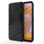 Punk Armor 2 in 1 PC + custodia antiurto in TPU con supporto invisibile, For OPPO Reno5 Pro+, For Realme V15, For OPPO Realme C15, For OPPO Realme 7 Pro, For OPPO Realme 7