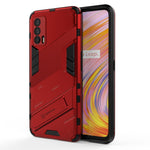 Punk Armor 2 in 1 PC + custodia antiurto in TPU con supporto invisibile, For OPPO Reno5 Pro, For OPPO Realme V15