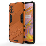 Punk Armor 2 in 1 PC + custodia antiurto in TPU con supporto invisibile, For OPPO Reno5 Pro+, For Realme V15, For OPPO Realme C15, For OPPO Realme 7 Pro, For OPPO Realme 7