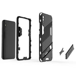 Custodia antiurto TPU con supporto per Xiaomi Redmi 9A