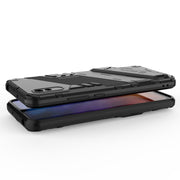 Punk Armor 2 in 1 PC + custodia antiurto in TPU con supporto invisibile, For Xiaomi Redmi 9A, For Xiaomi Redmi 9, For Xiaomi Redmi Note 7