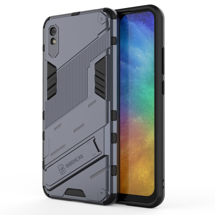 Custodia antiurto TPU con supporto per Xiaomi Redmi 9A
